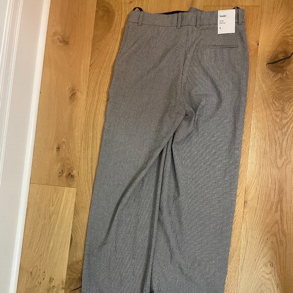 Aritzia Babaton Sadiki Pants Houndstooth Size 6 Like New. Save $85!!! - Picture 2 of 4